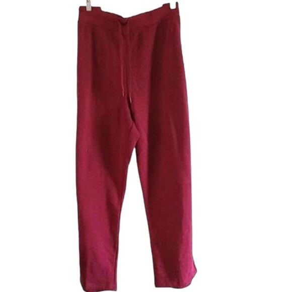 Laura Scott Women's Plus Fleece Sweatpants - Size 2X - Burgundy - NWT - Picture 4 of 6